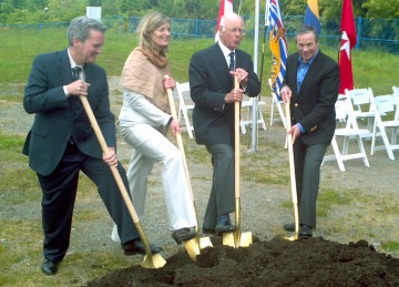 Hospice ground-breaking