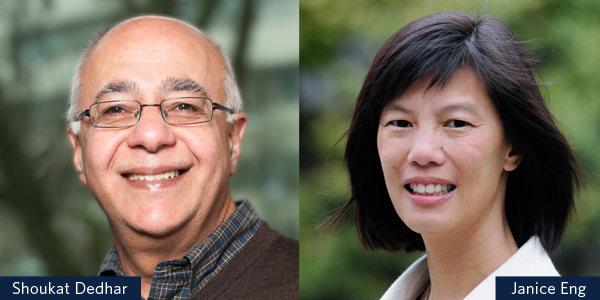 Janice Eng and Shoukat Dedhar win 2015 Distinguished Medical Lecturer ...